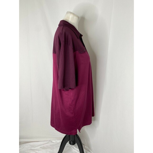 Ogio Men’s Shirt Purple Ace Collection Polo Short Sleeve Athletic Size Large - Picture 5 of 8